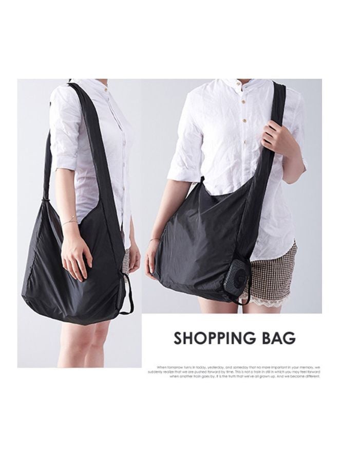 Folding Shopping Bag Black/Grey