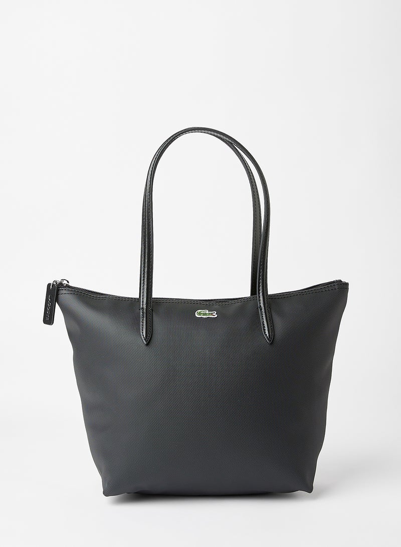 L.12.12 Concept Small Zip Tote Bag Black