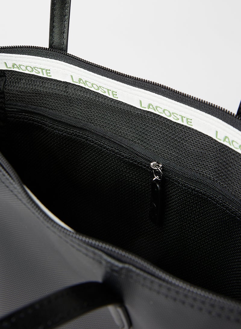 L.12.12 Concept Small Zip Tote Bag Black