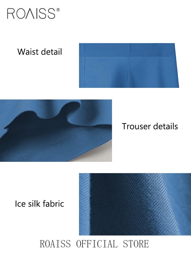 Men Boxers 3 Pack Set Trend Men Teenage Boys Underwear Short Briefs High Elastic Classic Underwear