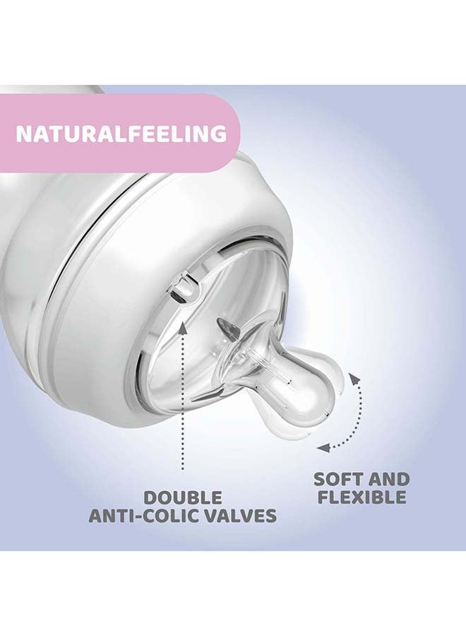 NaturalFeeling Bottle 330Ml Fast Flow 6M+ Silicone, Neutral