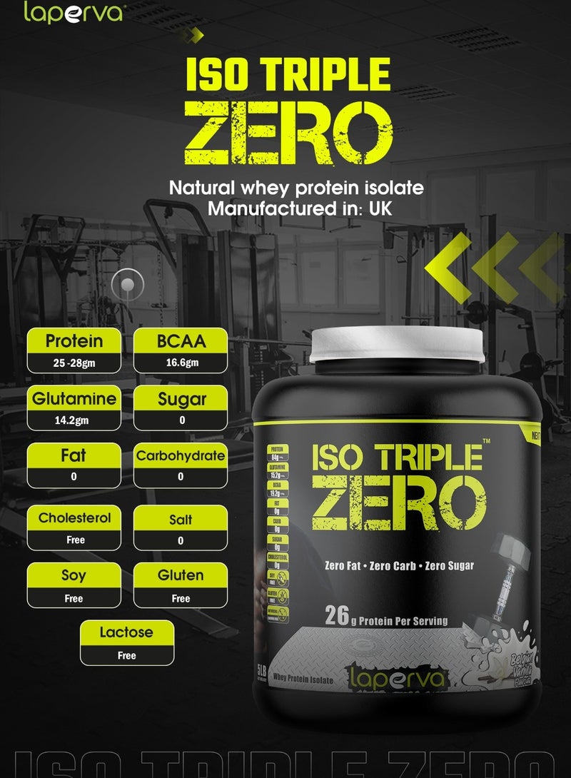 Iso Triple Zero Next Generation, Supports Muscle Growth and Recovery, Rapidly Absorbed, 0 sugar & 0 carb & 0 fat, Spanish Latte Flavor, 4 Lbs