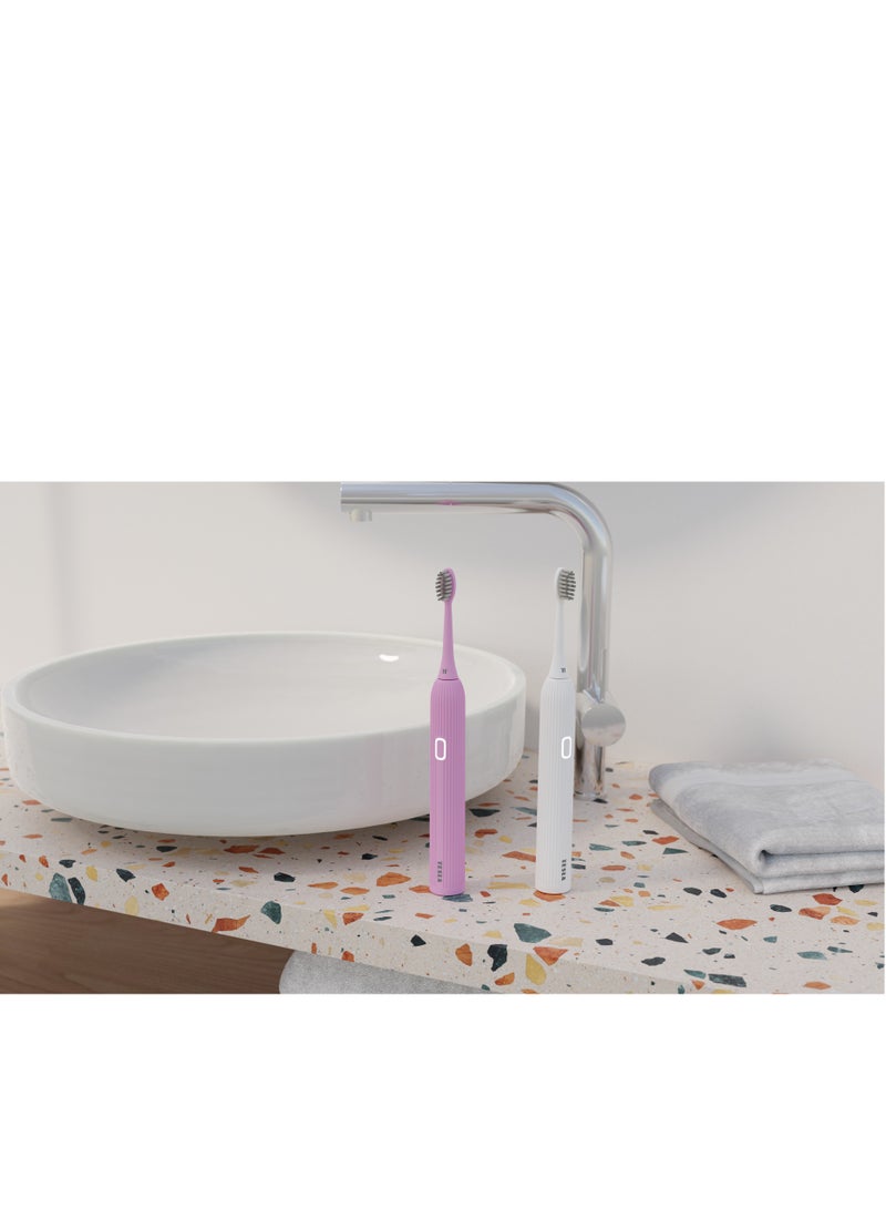 Smart Sonic Toothbrush TS200 Pink Works with Google, Alexa and Tesla Home App