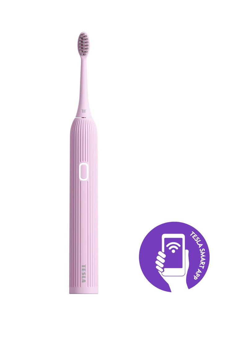 Smart Sonic Toothbrush TS200 Pink Works with Google, Alexa and Tesla Home App