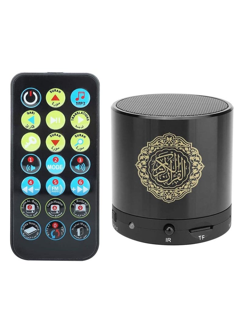 Portable Quran Speakers Wireless Card Bluetooth Arabic Speaker With Support Quran Translation, which Selects Your Native Language For Understand Quran Meaning(Black)2