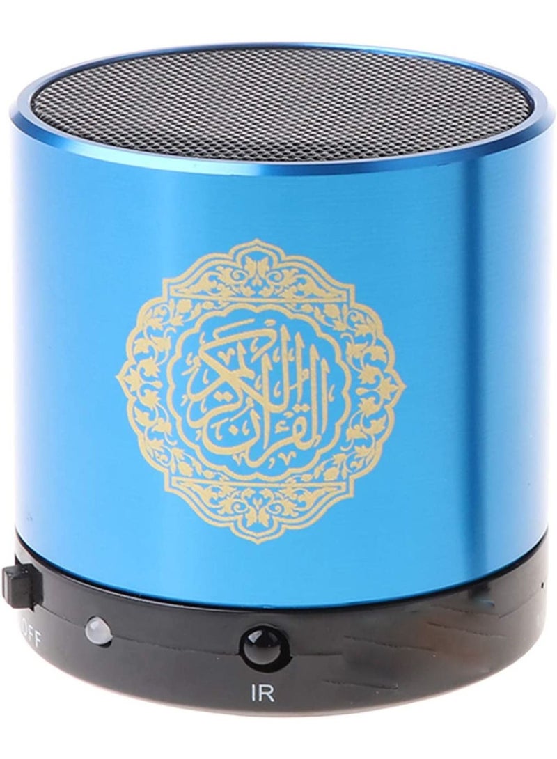 Portable Quran Speakers Wireless Card Bluetooth Arabic Speaker With Support Quran Translation, which Selects Your Native Language For Understand Quran Meaning(Blue)2