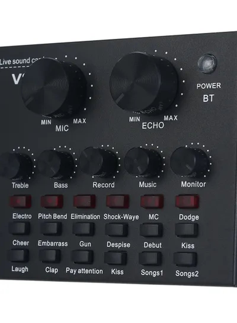 Multifunctional USB Webcast Sound Black