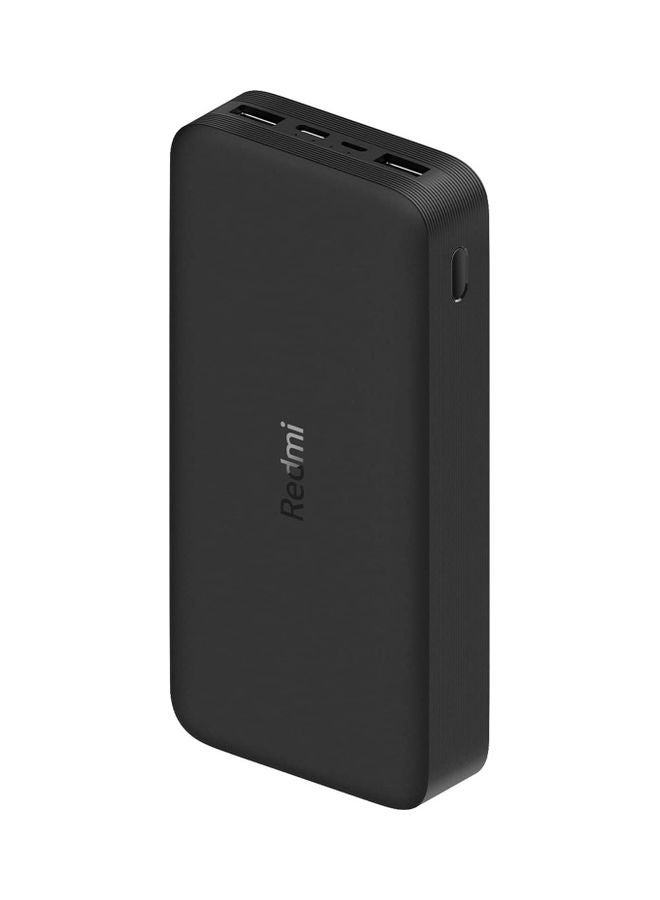 20000 mAh Redmi 18W Fast Charging Power Bank Black