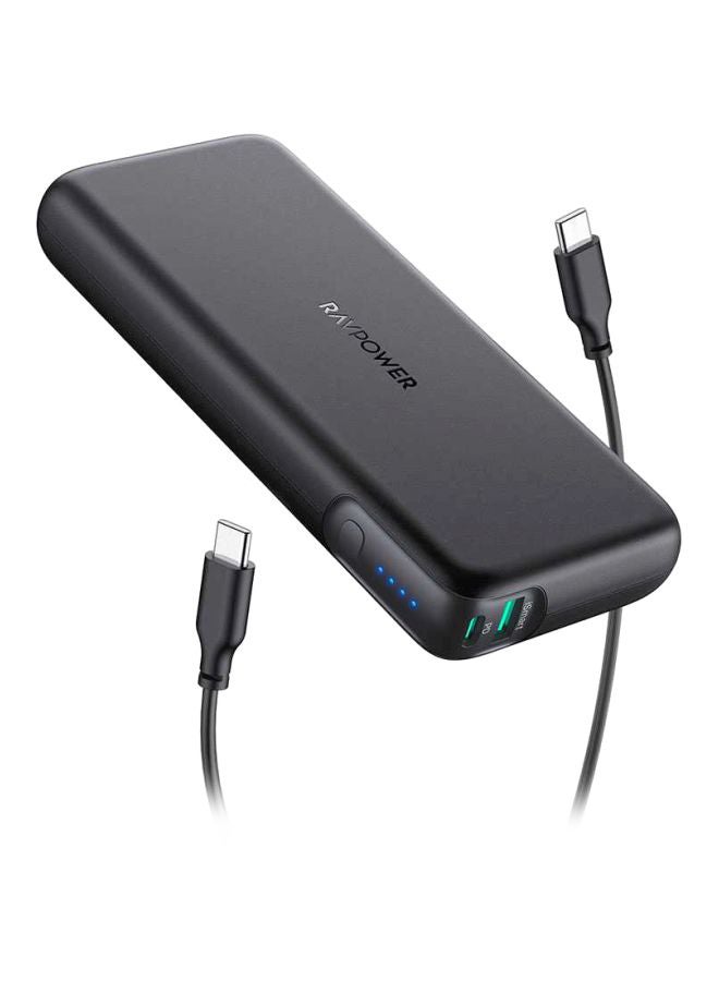 20000.0 mAh Dual Port Pioneer MFi Power Bank Black