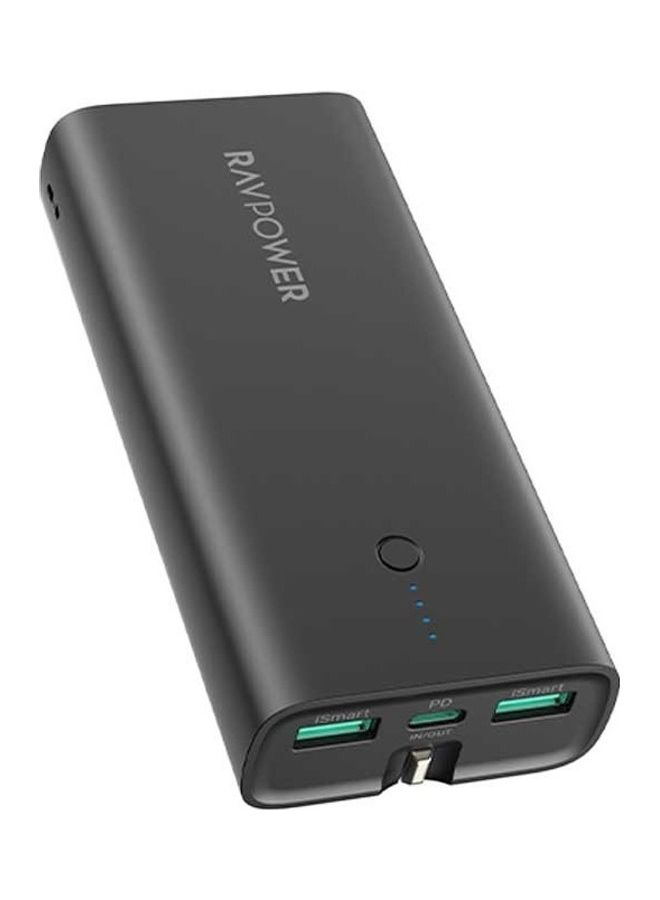 10000 mAh Power Bank 20W Black