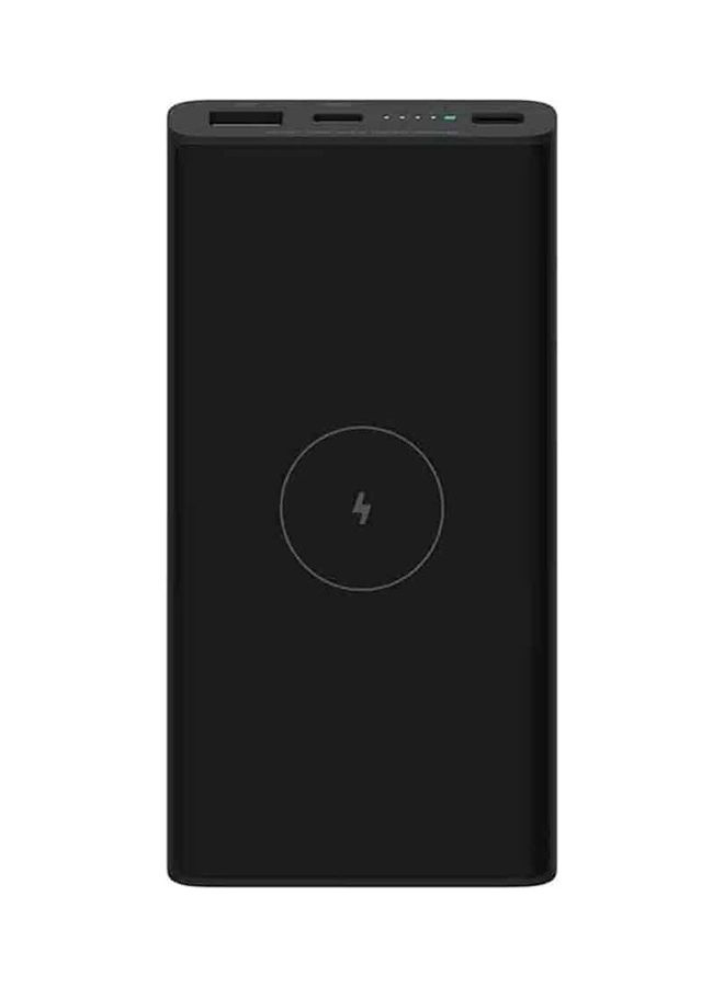 10W Wireless Power Bank Black