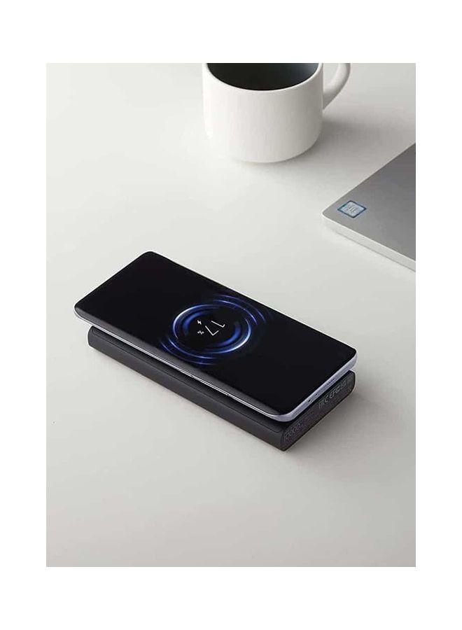 10W Wireless Power Bank Black