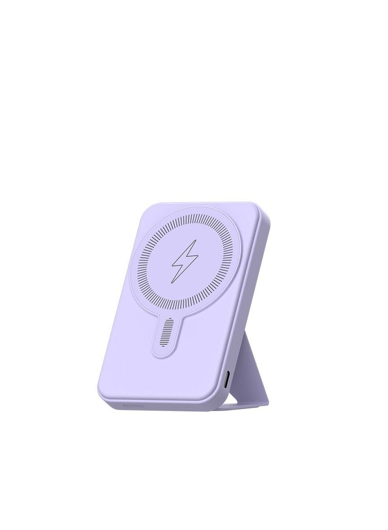 Fast Magnetic Portable Power Bank Charger for Apple iPhone 15/14/13 series 10000mah Purple