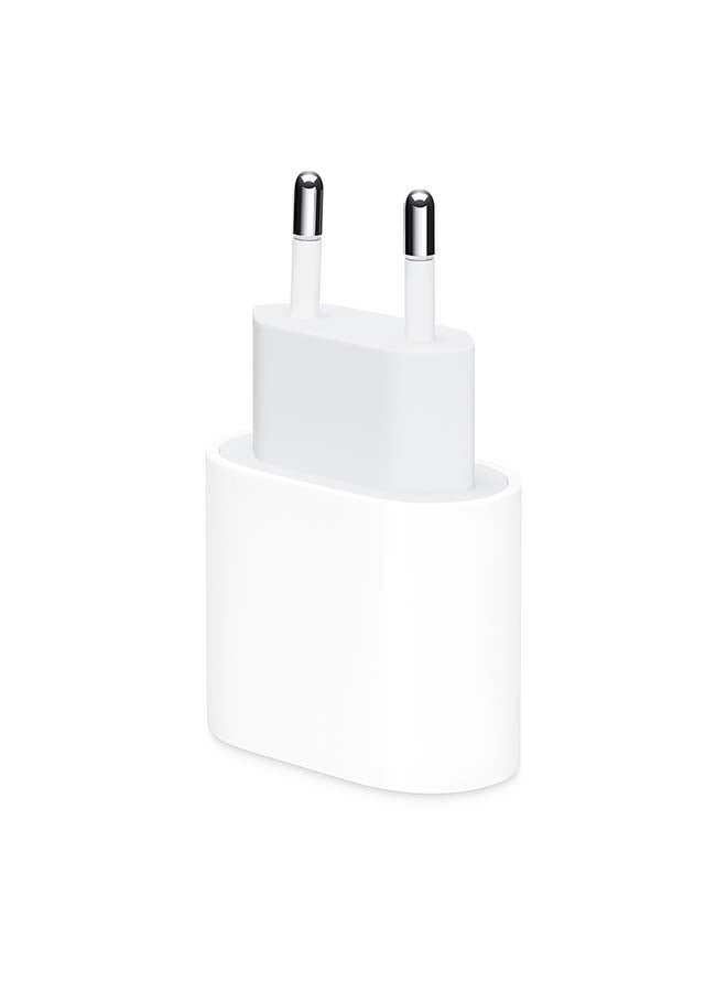 20W USB-C Power Adapter 2PIN (EU) PLUG white