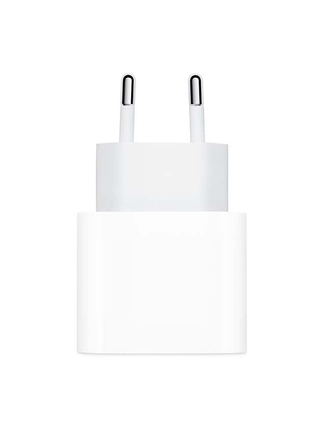 20W USB-C Power Adapter 2PIN (EU) PLUG white