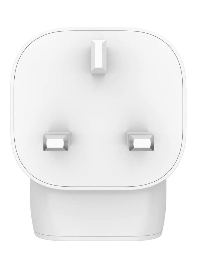 BOOST_Charge Pro USB-C + USB-A Wall Charger 32W White