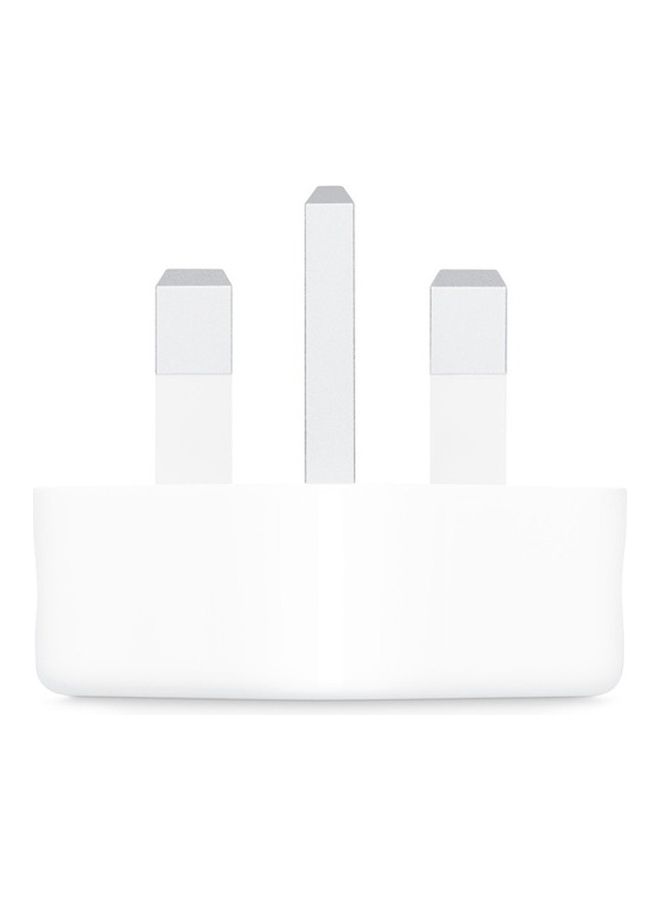 5W USB Power Adapter with Lightning to USB Cable 1m White