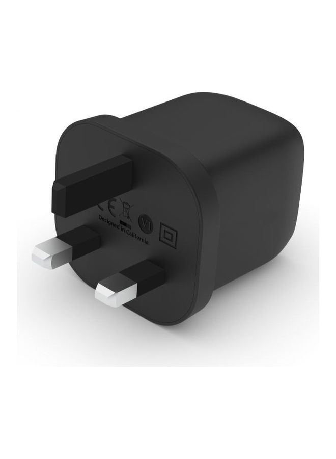 45W Dual USB Type C Wall Charger With GaN Technology   Power Delivery 3.0 For iPhone 15 Plus Pro Pro Max iPad Pro 12.9 11 MacBook Galaxy S24 Pixel   High Speed USB C ChargIng Black