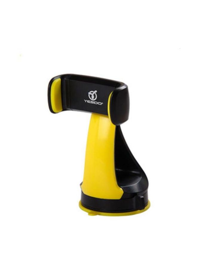 Car Mobile Suction Holder Black/Yellow