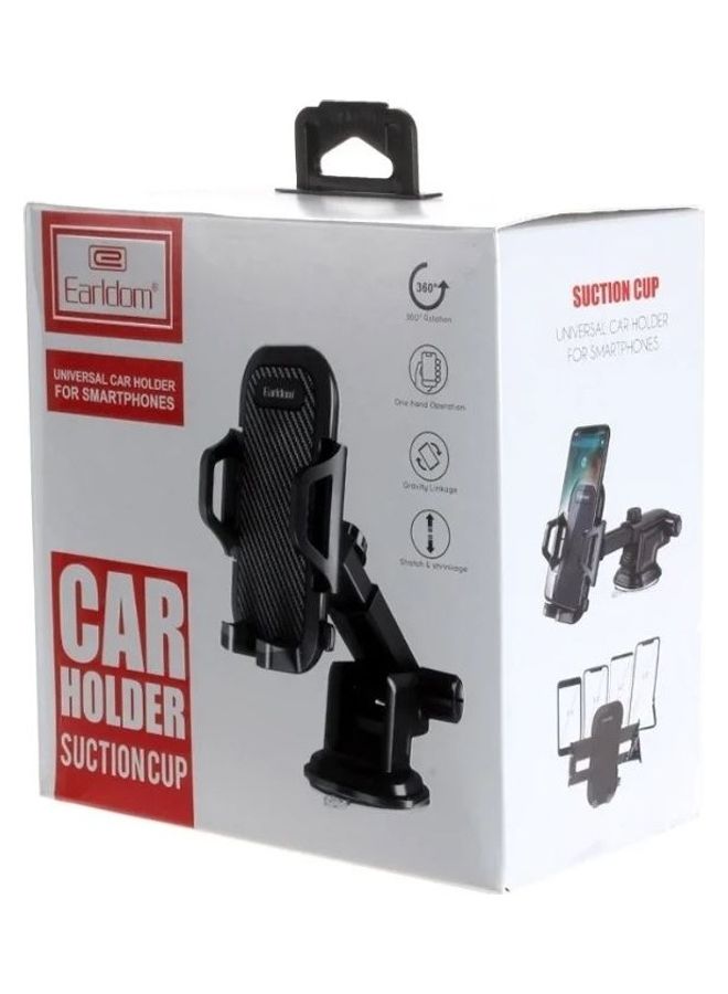 Car Holder Suction Cup 360 Degree Rotaion Black