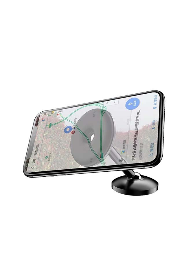 Magnetic Car Mobile Phone Holder Mount Silver/Black