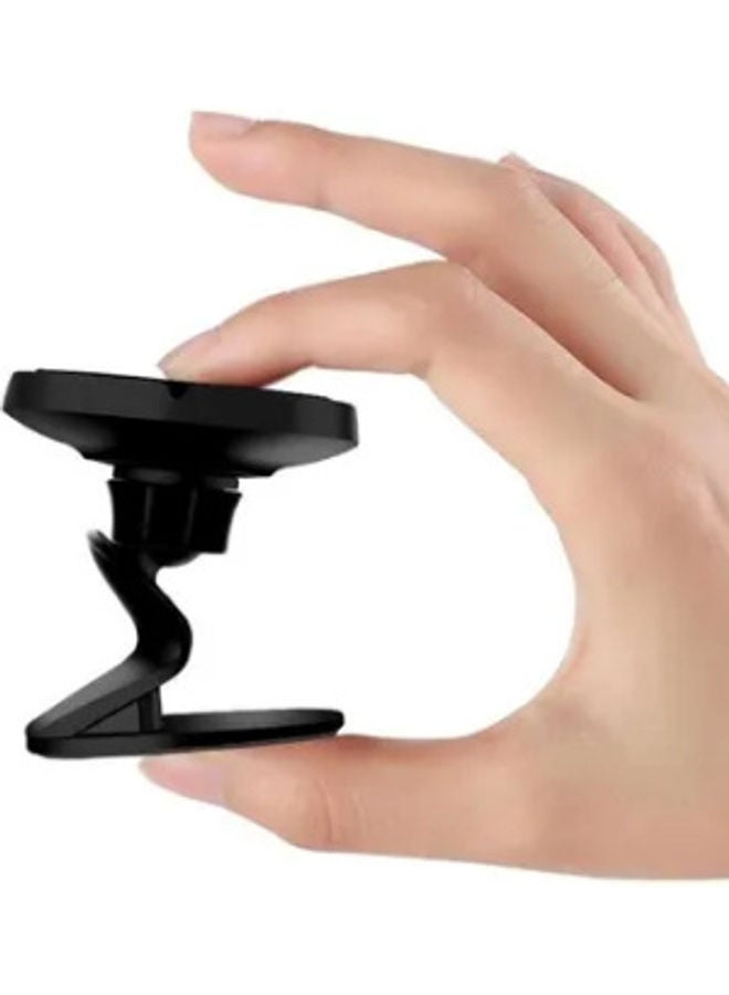 360-Degree Magnetic Mobile Phone Holder Black