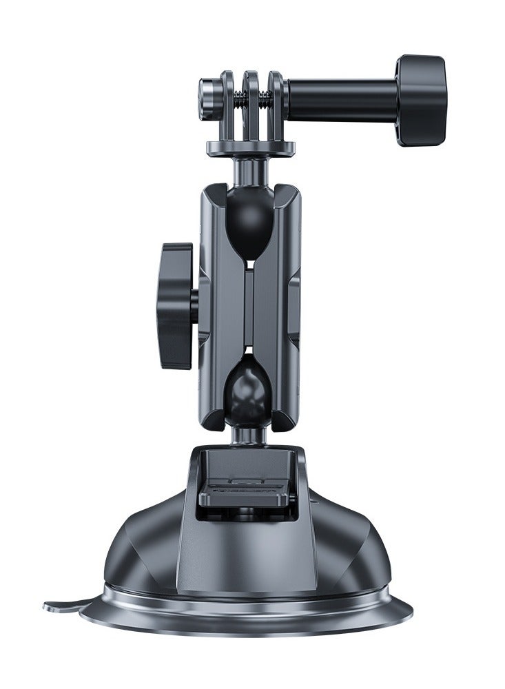 TELESIN Car Phone Action Camera Holder Suction Cup 360 Adjustable 1/4 Standard Adapter For GoPro Insta360 DJI Action Smart Phone
