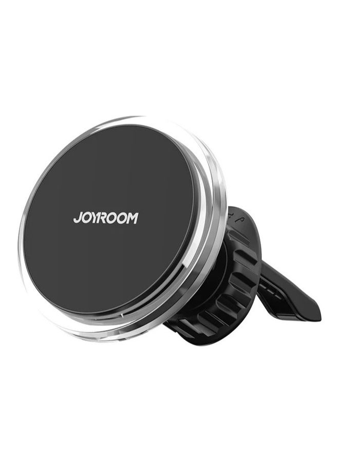 Magnetic Wireless Charger Air Vent Car Holder Black