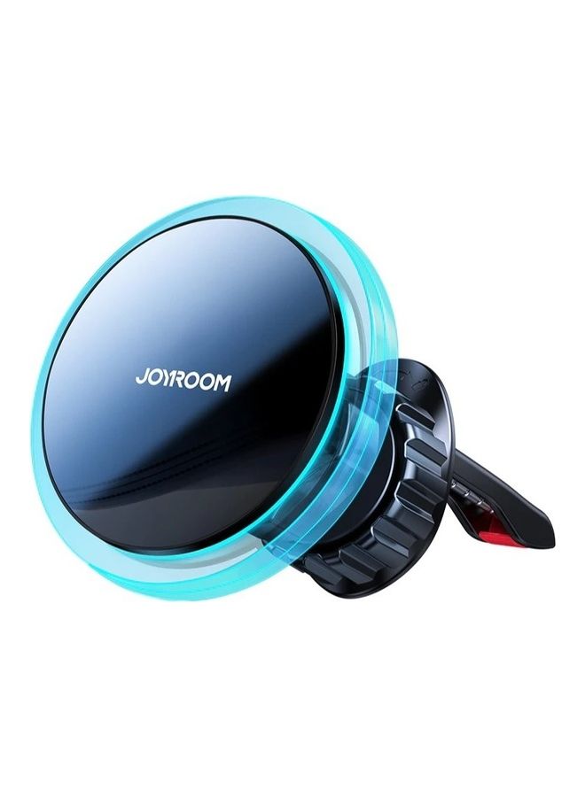 Magnetic Wireless Charger Air Vent Car Holder Black