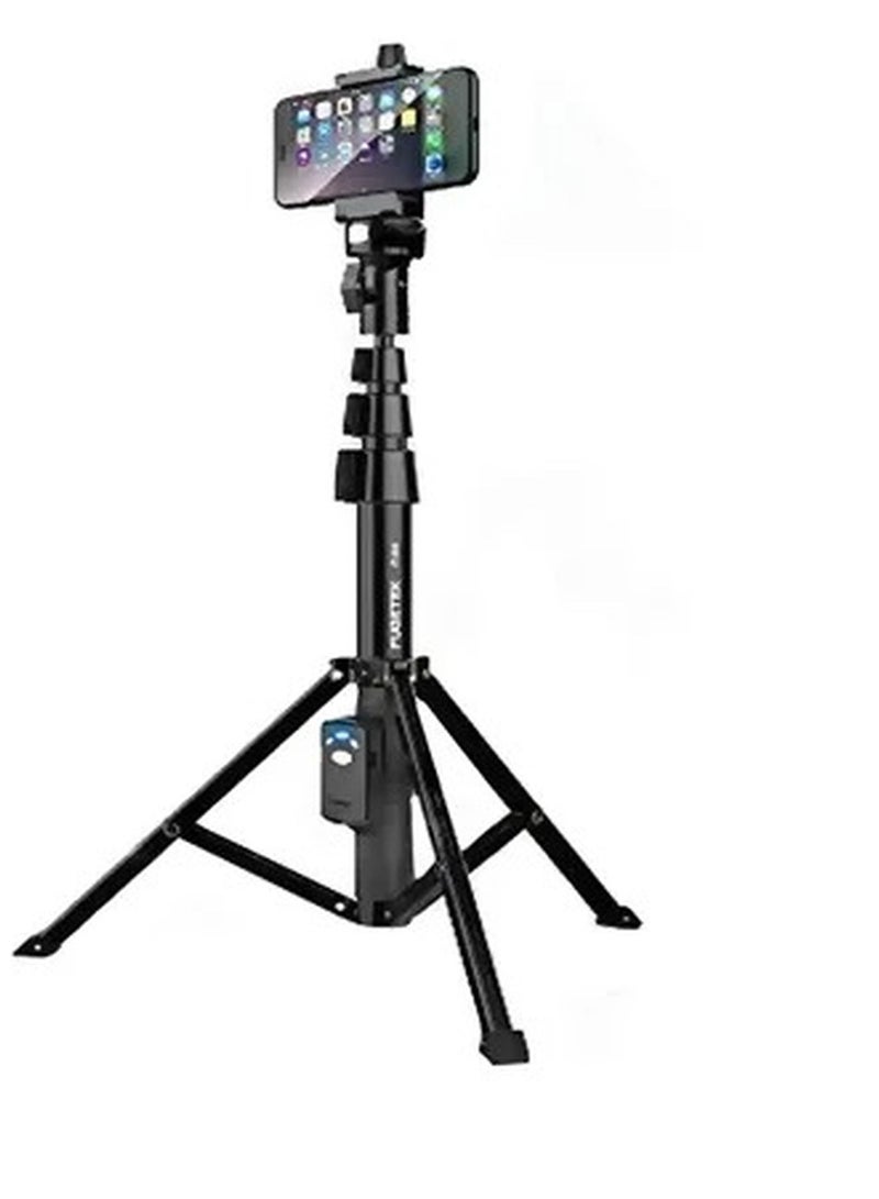 Tripod Stand With Selfie Stick Black