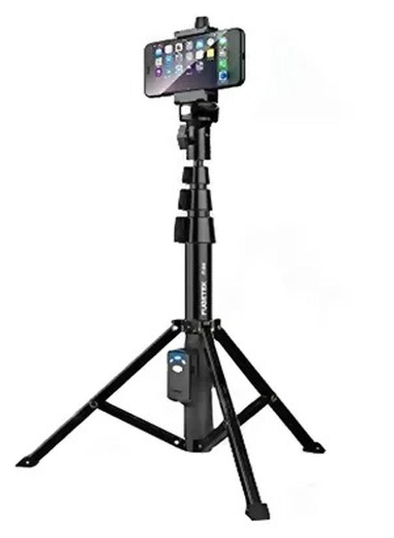 Tripod Stand With Selfie Stick Black