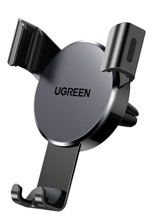 Car Phone Holder, Mobile Holder For the Car Air Vent Phone Holder Stand Car Auto Lock Gravity Mobile Phone Mount Ac Vent Car Mount Compatible iPhone 15/16 Series, Galaxy S24/S23 Z Flip 5 4, Xiaomi Black