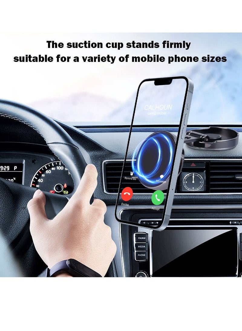 Mobile Phone Stand Strong Magnetic Car Holder 720° Foldable Round Bracket Support for Universal Phones Mount Holders In Car , House , Office