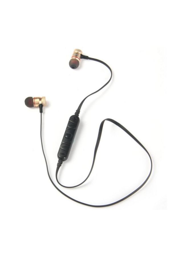 A920BL Bluetooth 4.0 Sports Stereo Earphones With Mic Gold