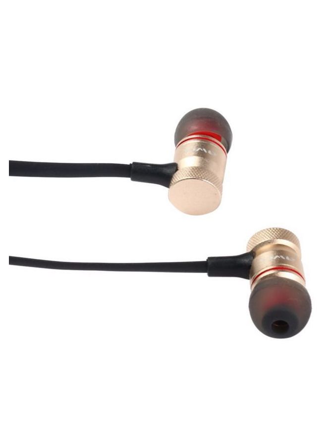 A920BL Bluetooth 4.0 Sports Stereo Earphones With Mic Gold