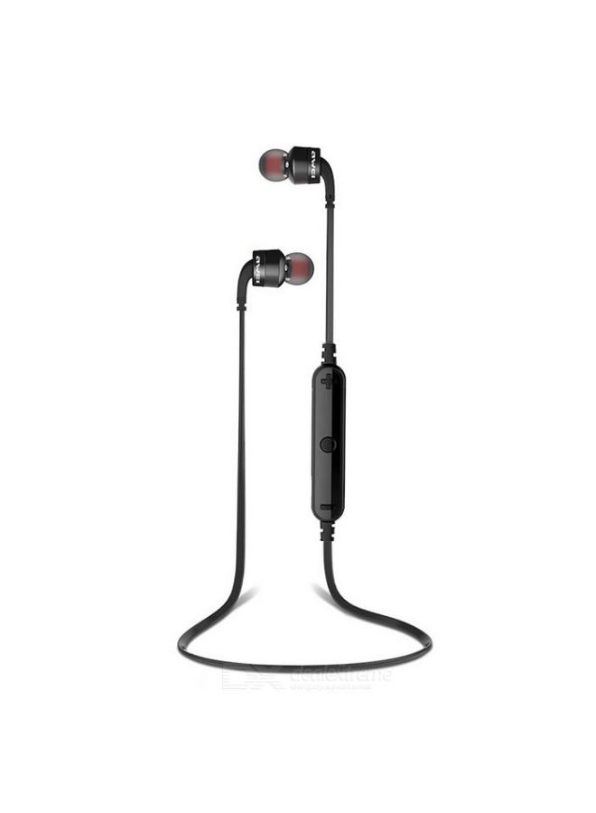 960BL Wireless Sports In-Ear Stereo Sound Bluetooth 4.0 Earphones Black