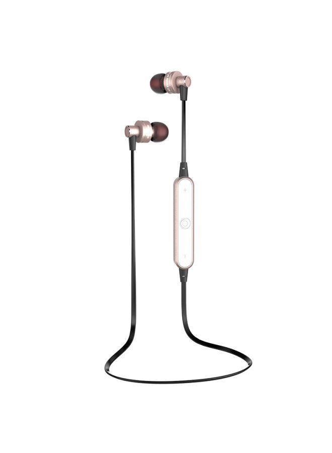 Bluetooth Wireless Sports In-Ear Earphones Gold