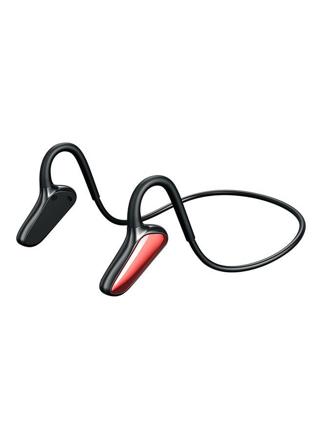 Bluetooth Bone Conduction Headset with Mic Red