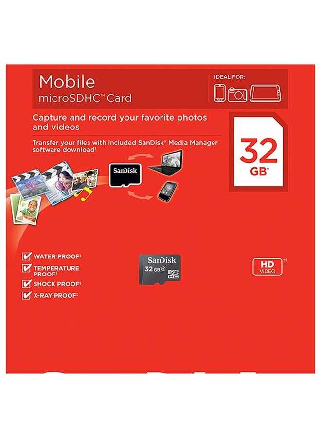 MicroSDHC Card 32 GB