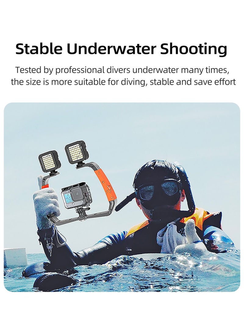 TELESIN Diving Rig Handheld Stabilizer for GoPro and Action Camera