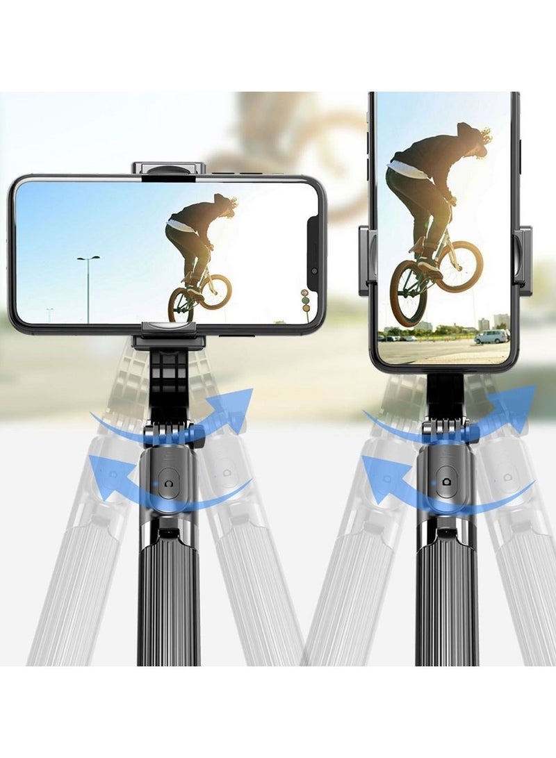 L08 Bluetooth Handheld Gimbal Stabilizer Mobile Phone Selfie Stick Holder Adjustable Selfie Stand With tripod