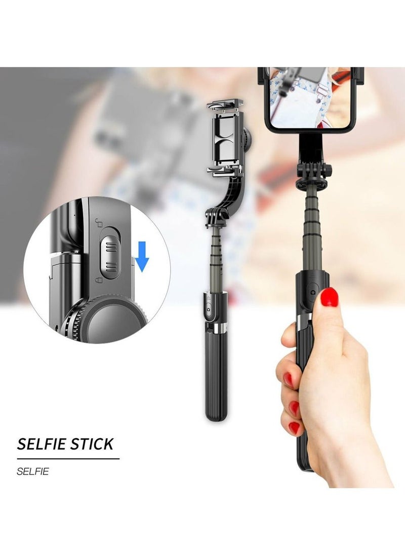 L08 Bluetooth Handheld Gimbal Stabilizer Mobile Phone Selfie Stick Holder Adjustable Selfie Stand With tripod