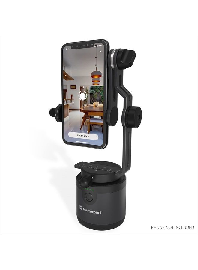 Axis Gimbal Stabilizer - Motorized Rotating Mount for Professional 3D Virtual Tour 360 Photo Scans with Portable and Foldable Tripod