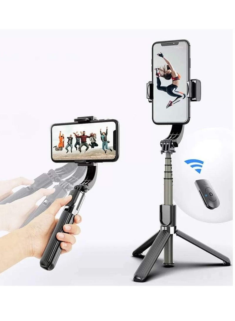 3-In-1 Phone Gimbal Stabilizer Black