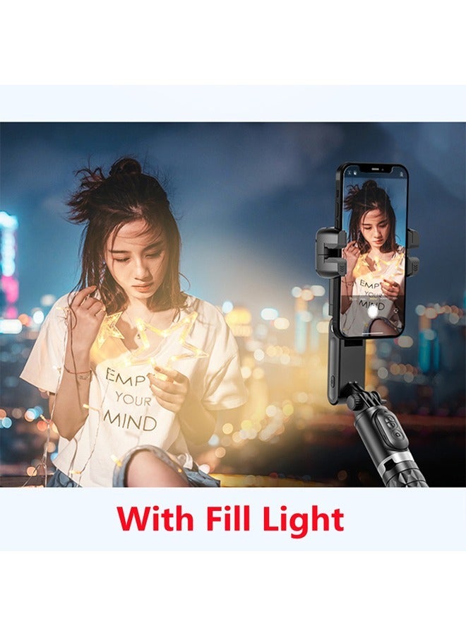 360 Rotation Following shooting Mode Gimbal Stabilizer Selfie Stick Tripod gimbal For iPhone Phone Smartphone live photography