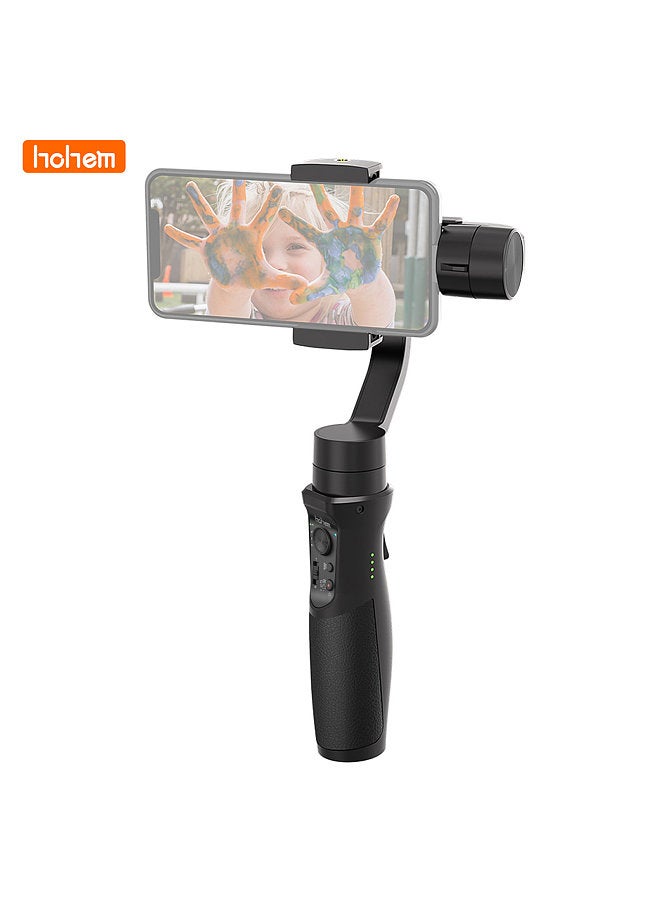 hohem iSteady Mobile+ 3-Axis Handheld Gimbal Stabilizer Auto-tracking Motion Time Lapse Panoramic Photography Zoom Control Max. Payload 280g Replacement for iPhone 13/12/11/X Pro Max 8 Smartphones