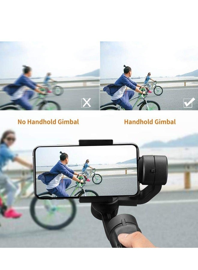 Padom F6 Stabilized Gimbal Bluetooth Handheld Device With Focus And Zoom Functions With long Lifetime