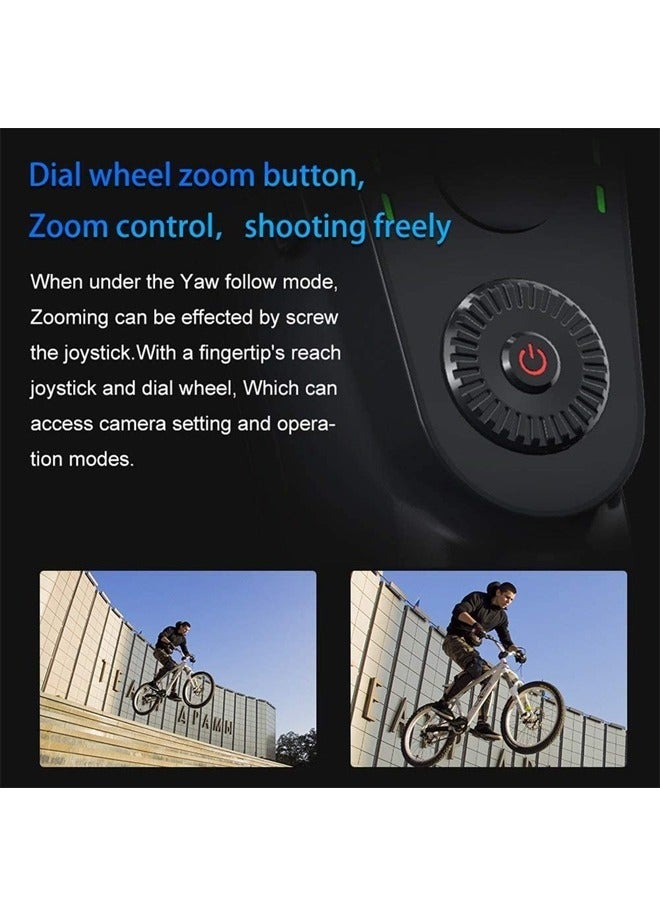 Padom S5B 3axis Stabilize Gimbal Bluetooth Handheld Device With Focus And Zoom Functions With Long Lifetime