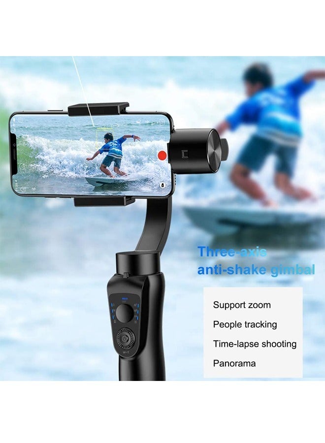 Padom S5B 3axis Stabilize Gimbal Bluetooth Handheld Device With Focus And Zoom Functions With Long Lifetime