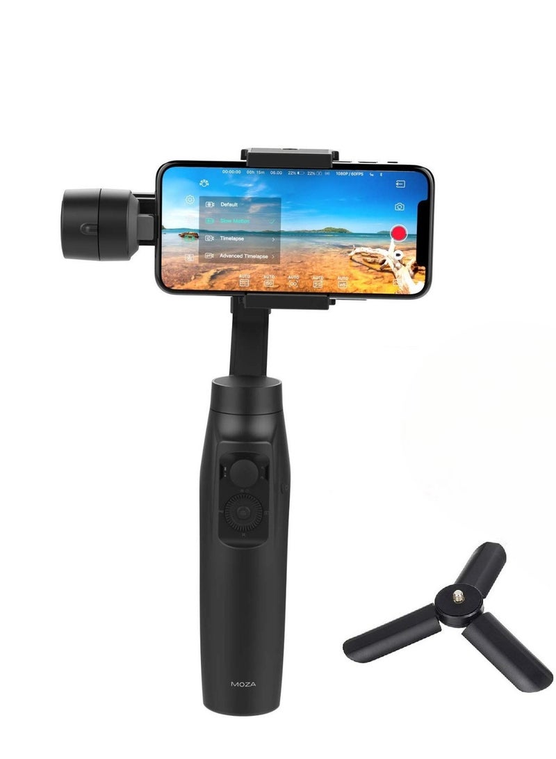 Gimbal Stabilizer with Sport Mode Face or Object Tracking and Time Lapse for iPhone 13 12 11 Pro XS Max XR X 8 Plus 7 6 SE and Android Smartphones Ideal for YouTubers and Vloggers.